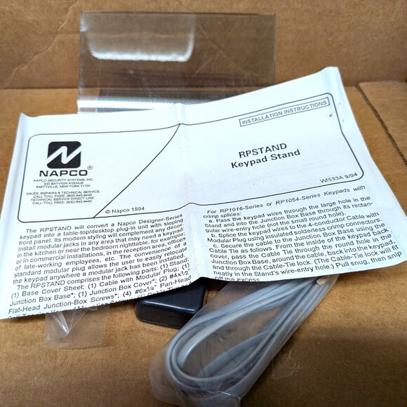 NAPCO RPSTAND KEYPAD STAND - TABLE TOP/DESK STAND FOR KEYPAD - Picture 5 of 9